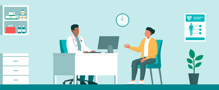 Ilustração sobre mitos e verdades do câncer