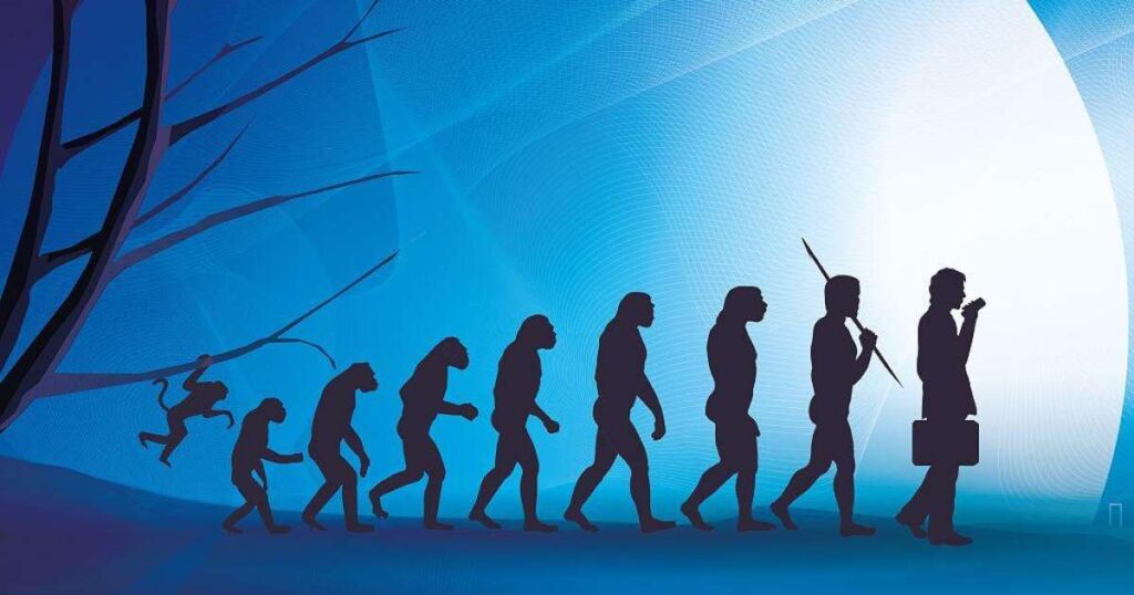 Representação gráfica dos defeitos evolutivos do corpo humano, incluindo a coluna vertebral, nervo laríngeo, olhos, dentes e pelve.