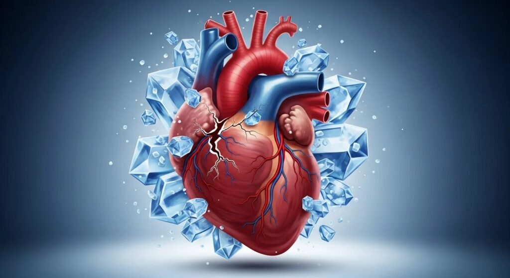 Placa de aviso sobre redução de sódio para saúde cardiovascular